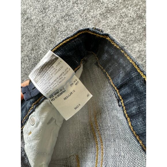 Denizen Levi's Boys Blue Denim Slim Straight 218 Jeans Youth Size 12 - Picture 9 of 10